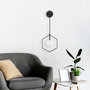 Opviq Geometri - 11105 Lámpara de pared ajustable blanco y negro